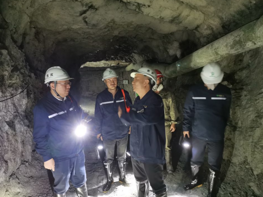 国家矿山安全监察局福建局督导检查组一行 到乐动网乐动（中国）开展矿山安全督导检查工作